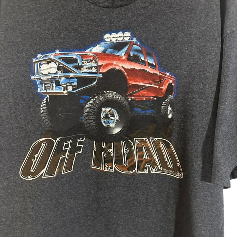 Vintage Men's T-Shirt Dodge Lifted Truck - Image 3